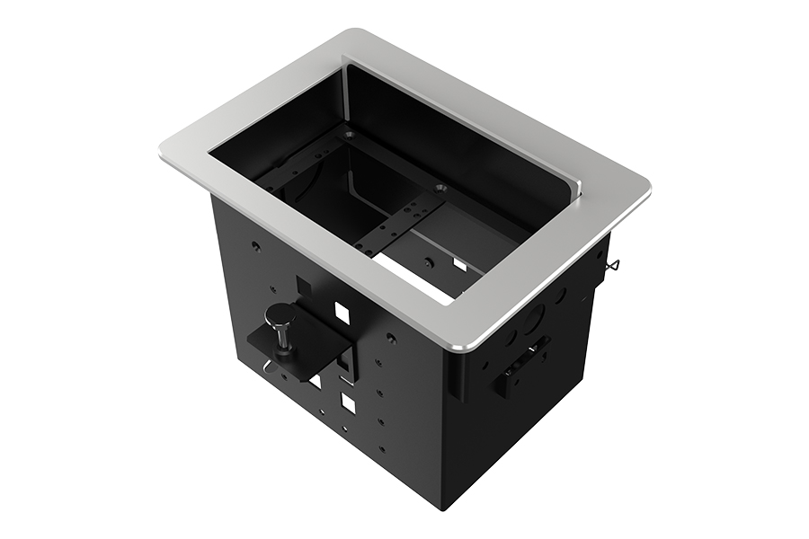 Прямоугольный металлический корпус Wize Pro WRTS-06BOX-S