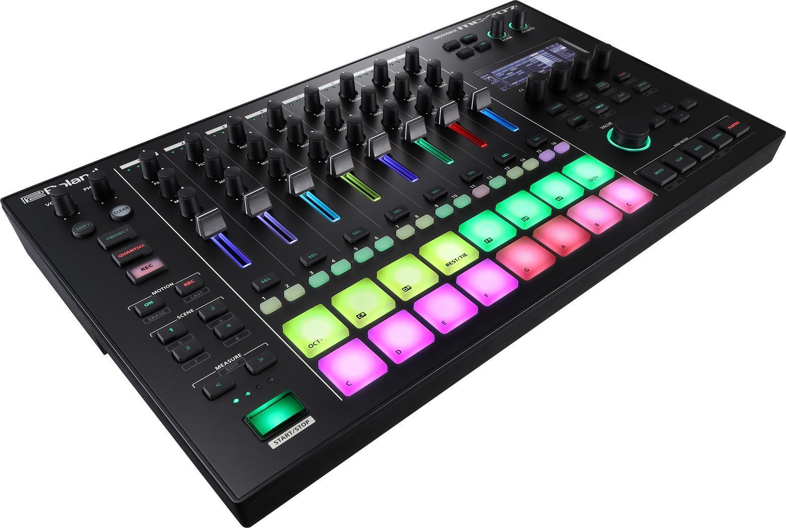 Профессиональный 8-дорожечный грувбокс ROLAND MC-707