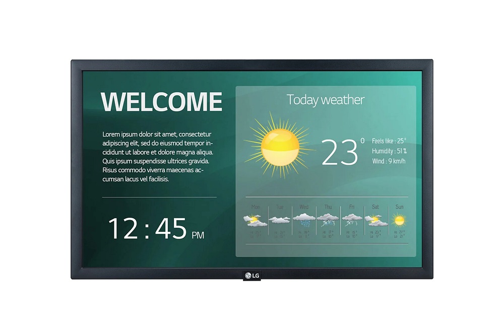 Профессиональный дисплей LG 22SM3G-B